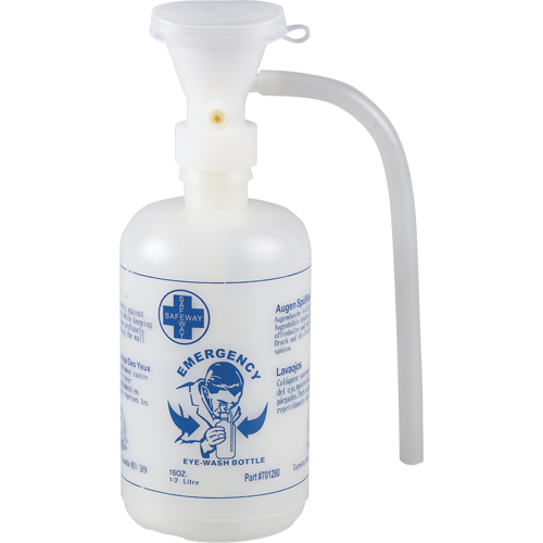 Accessoires pour poste de douche oculaire - Gouttes ophtalmiques, bouteille vide Meunier Outillage Industriel