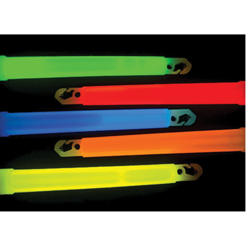 B&acirc;tons de s&eacute;curit&eacute; luminescents Cyalume 6", Rouge, Dur&eacute;e 30 min Meunier Outillage Industriel