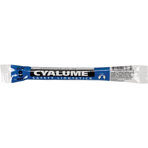 6" Cyalume&reg; Lightsticks, Blue, 8 hrs. Duration Meunier Outillage Industriel