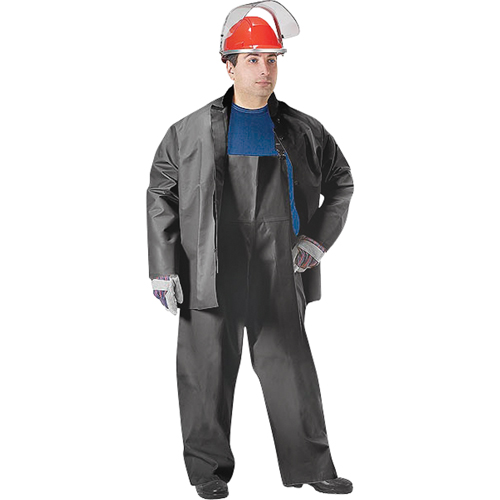 SBR Vulcan Rain Jacket, Rubber, 4X-Large, Black Meunier Outillage Industriel