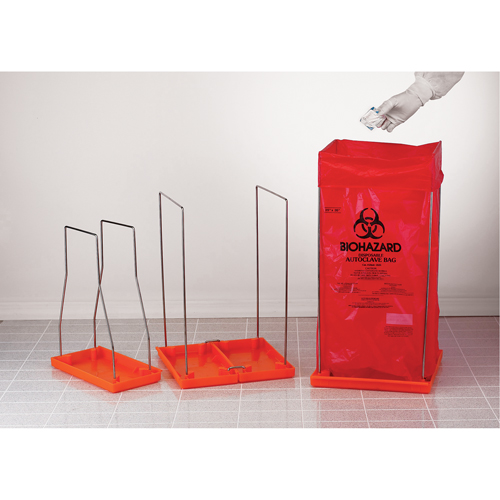 Clavies&reg; Bag Holders, Bio-Hazard, 14" L x 14" W Meunier Outillage Industriel