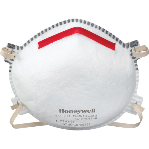 Respirateurs contre les particules Saf-T-Fit Plus N1115, N95, Certifi&eacute; NIOSH, Petit Meunier Outillage Industriel