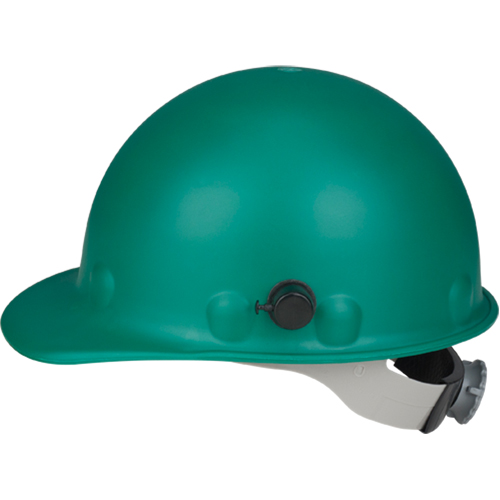 Casque de style casquette Fibre-Metal Roughneck P2 avec coque r&eacute;sistante &agrave; la chaleur, R&eacute;pond aux normes CSA type 1, Suspension Rochet, Non ventil&eacute; Meunier Outillage Industriel