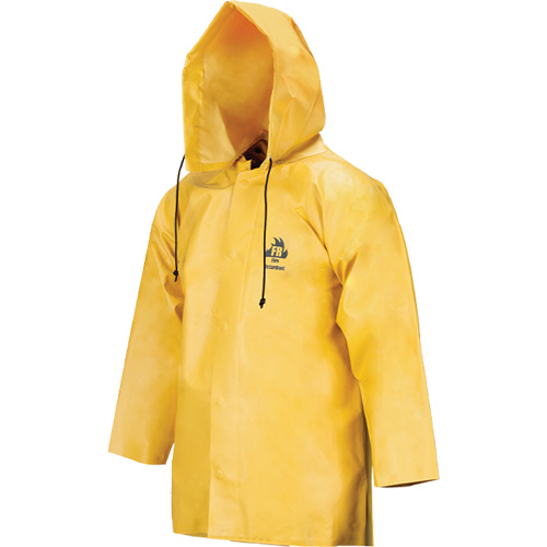 Neo-Slick Chemical & Acid Resistant Rain Jacket, X-Large, Yellow, Neoprene Meunier Outillage Industriel
