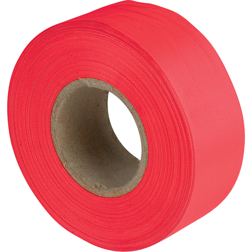 Flagging Tape, 1.2" W x 300' L, Red Meunier Outillage Industriel