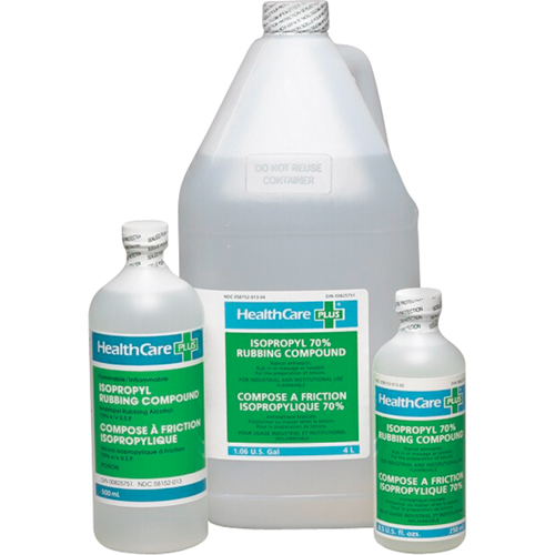 Alcool isopropylique &agrave; friction, Liquide, Antiseptique Meunier Outillage Industriel