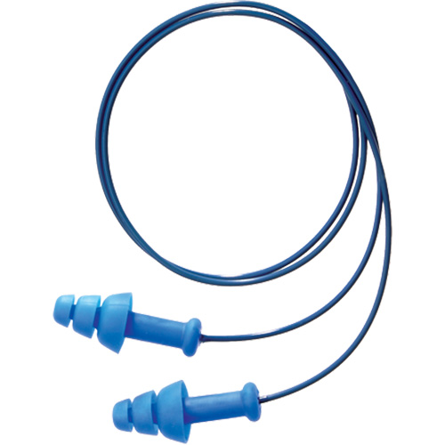 Howard Leight SmartFit&reg; Metal Detectable Reusable Earplugs, Corded, One-Size, Bulk - Box, 25 NRR dB Meunier Outillage Industriel