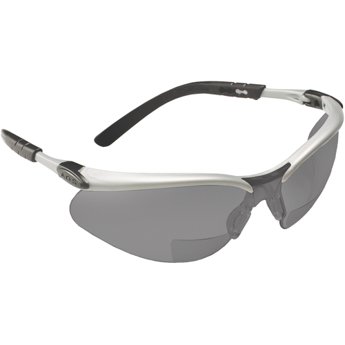 Lunettes de s&eacute;curit&eacute; BX avec verres de lecture, Antibu&eacute;e, Grise/fum&eacute;e, Dioptrie 1,5 Meunier Outillage Industriel