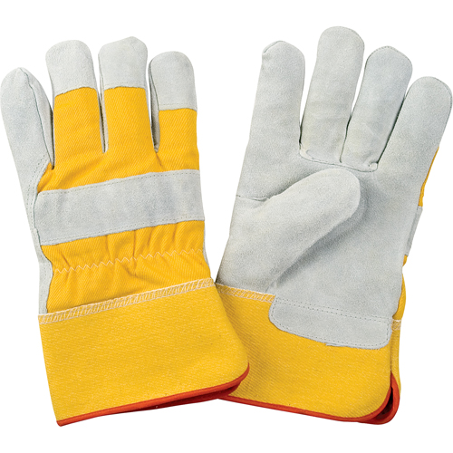 Gants d'ajusteur doubl&eacute;s pour l'hiver de premi&egrave;re qualit&eacute;, 2T-Grand, Paume en Cuir de vache refendu, Doublure en Molleton de mousse Meunier Outillage Industriel