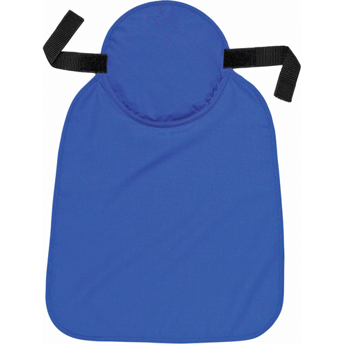 Tampons  et voiles pour le cou refroidissants pour casque de s&eacute;curit&eacute; Chill-Its 6717, Bleu Meunier Outillage Industriel