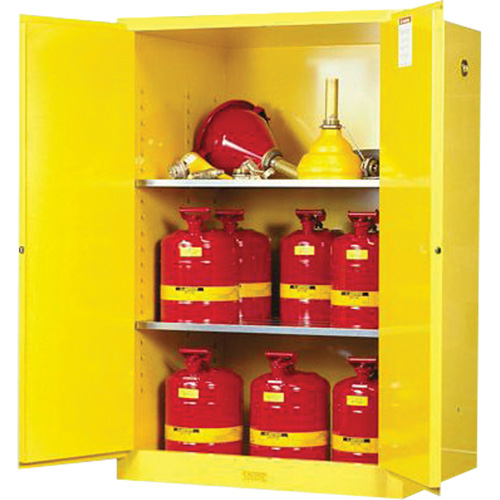 Sure-Grip&reg; Ex Flammable Storage Cabinets, 90 Gal., 2 Door, 43" W x 65" H x 34" D Meunier Outillage Industriel