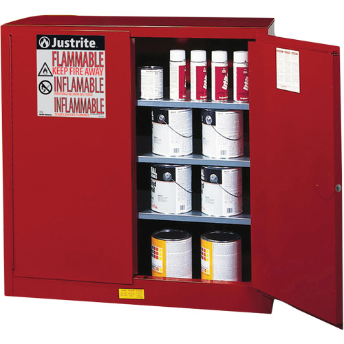Sure-Grip&reg; EX Combustibles Safety Cabinet for Paint and Ink, 40 gal., 3 Shelves Meunier Outillage Industriel