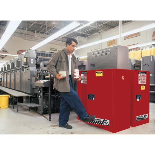 Sure-Grip&reg; EX Combustibles Safety Cabinet for Paint and Ink, 40 gal., 3 Shelves Meunier Outillage Industriel