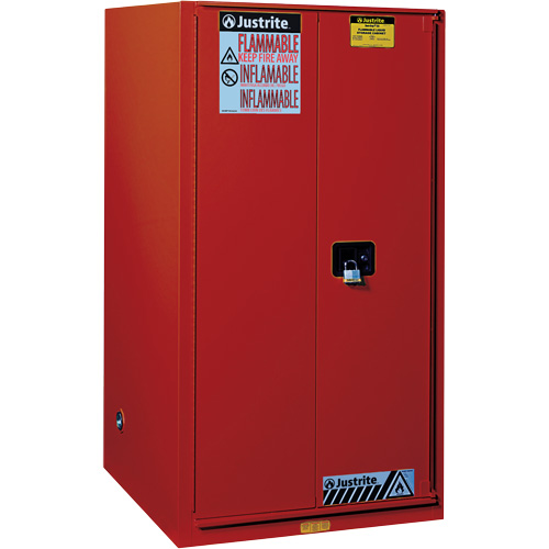 Armoire de s&eacute;curit&eacute; pour la peinture et les encres combustibles EX Sure-Grip, 96 gal., 5 tablettes Meunier Outillage Industriel