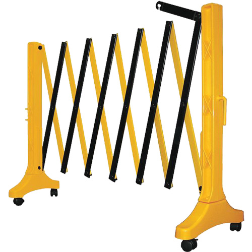 Xpandit Barricade, 36" H x 11.5' L, Black/Yellow Meunier Outillage Industriel