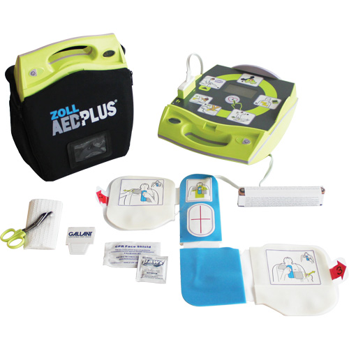 AED Plus&reg; Defibrillator , Semi-Automatic, English, Class 4 Meunier Outillage Industriel