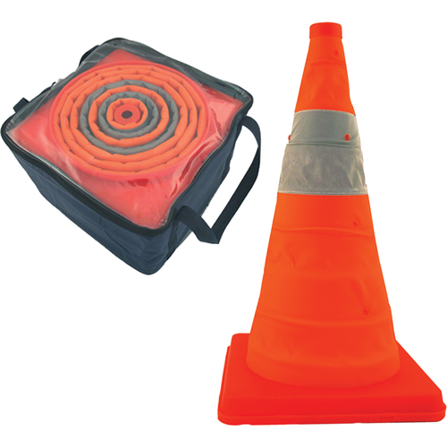 Balises repliables Pack & Pop, 18" h, Orange Meunier Outillage Industriel