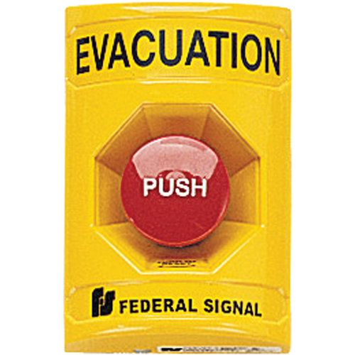 Poste &agrave; bouton-pression - POUR ACTIVATION ANTIVANDALISME DE DISPOSITIFS D'URGENCE Meunier Outillage Industriel