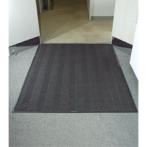 Tapis Waterhog Eco Elite, Essuie-pieds/grattoir, 3' x 20' x 3/8", Cendre grise Meunier Outillage Industriel