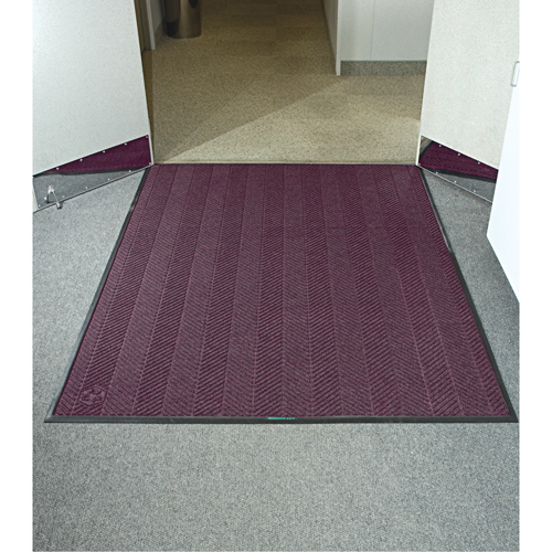 Tapis Waterhog Eco Elite, Essuie-pieds/grattoir, 3' x 20' x 3/8", Marron Meunier Outillage Industriel
