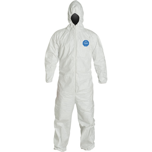 Hooded Coveralls, 4X-Large, White, Tyvek&reg; 400 Meunier Outillage Industriel