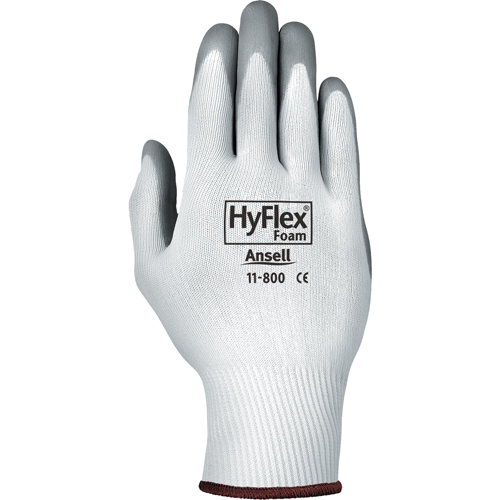 Gants Hyflex 11-800, 6/T-petit, R&ecirc;vetement Mousse de nitrile, Calibre 15, Enveloppe en Nylon Meunier Outillage Industriel
