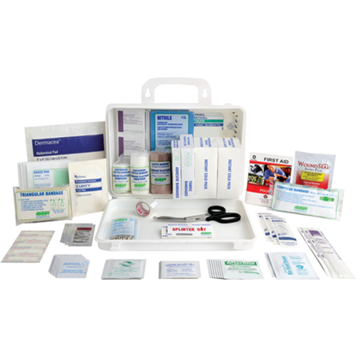 Sports First Aid Kits, Class 1 Medical Device, Plastic Box Meunier Outillage Industriel