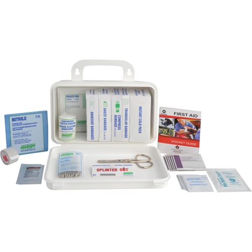 Ontario Specialty Kit - Truck First Aid Kit, Class 1 Medical Device, Metal Box Meunier Outillage Industriel