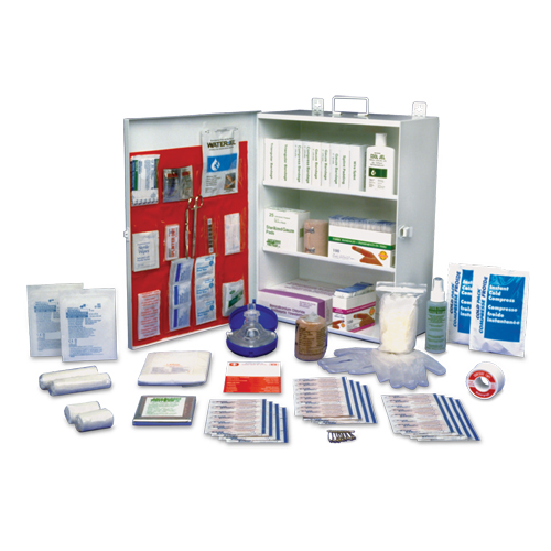 Ontario Workplace Standard First Aid Kit, Class 1 Medical Device, Metal Box Meunier Outillage Industriel