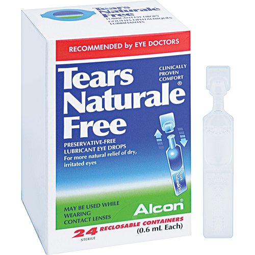 Gouttes oculaires sans agent conservateur Tears Naturale Meunier Outillage Industriel