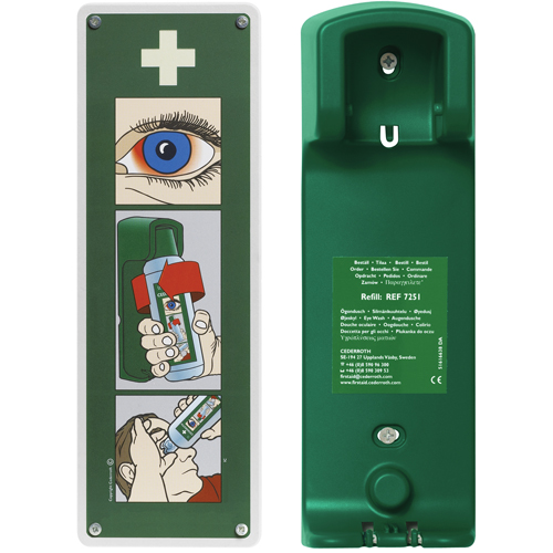 Support mural pour solution ophtalmique Cederroth Meunier Outillage Industriel