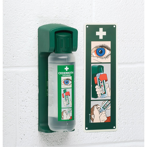 Support mural pour solution ophtalmique Cederroth Meunier Outillage Industriel