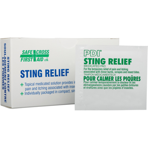 Tampons AfterBite pour le soulagement des piqûres d'insectes Meunier Outillage Industriel