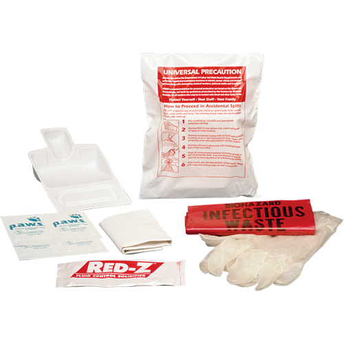 Fluid Spill Clean-Up Kit, Hazmat, Bag Meunier Outillage Industriel