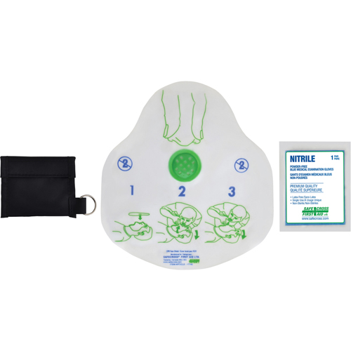 CPR Faceshield Kits, Single Use Faceshield, Class 2 Meunier Outillage Industriel