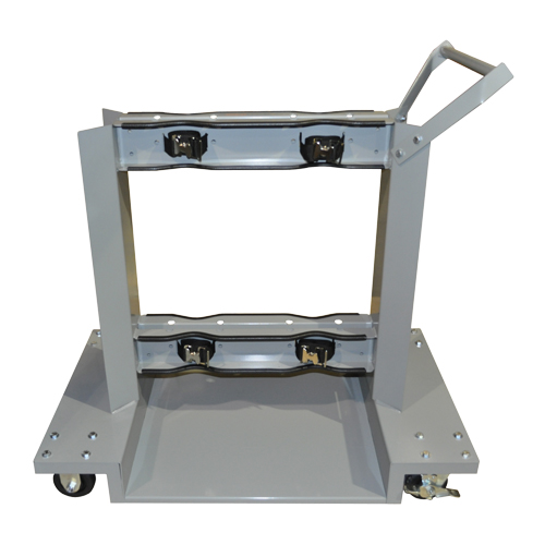 Supports mobiles pour bouteilles, Roues Polyol&eacute;fine, Base de 24" la x 40" lo, 1600 lb Meunier Outillage Industriel