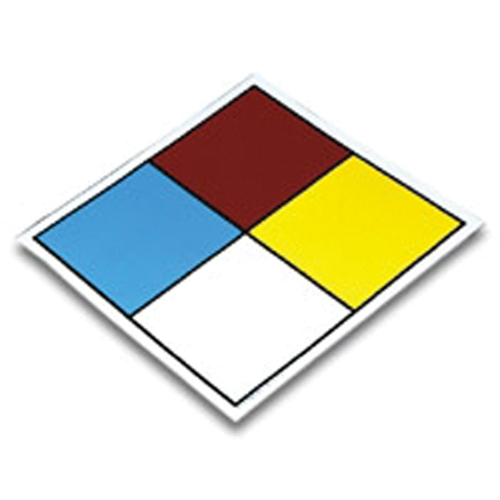 Blank NFPA Safety Placard, Vinyl Meunier Outillage Industriel