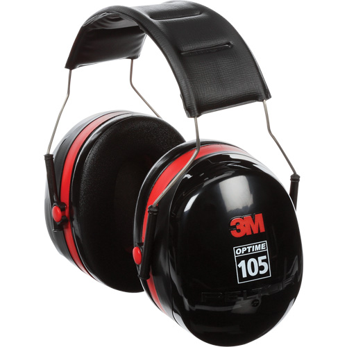 Peltor Optime 105 Series Earmuffs, Headband, 30 NRR dB Meunier Outillage Industriel