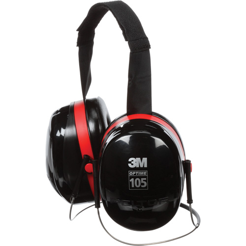 Peltor Optime 105 Series Earmuffs, Neckband, 29 NRR dB Meunier Outillage Industriel