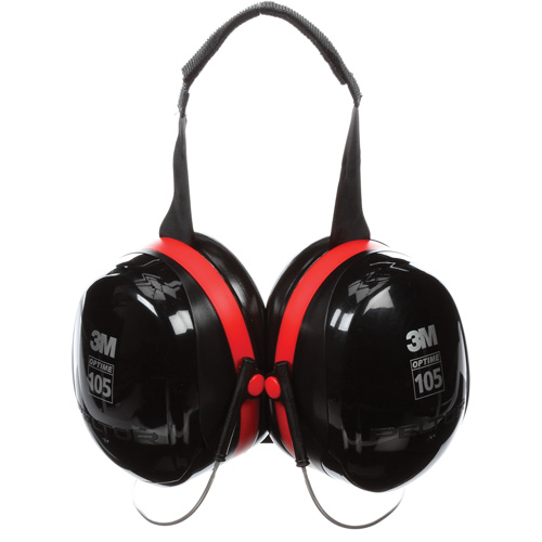 Peltor Optime 105 Series Earmuffs, Neckband, 29 NRR dB Meunier Outillage Industriel