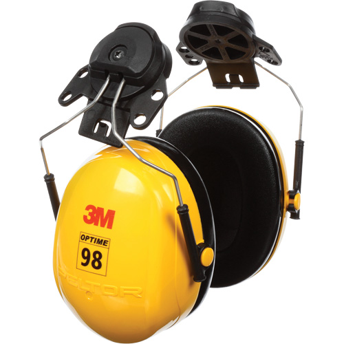 Peltor Optime 98 Series Earmuffs, Cap Mount, 23 NRR dB Meunier Outillage Industriel