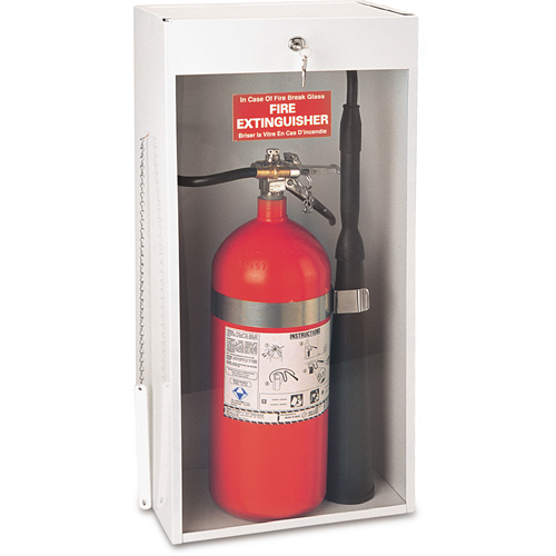 Armoires pour extincteurs mont&eacute;es sur surface, 10,5625" la x 24,3125" h x 6,5625" p Meunier Outillage Industriel