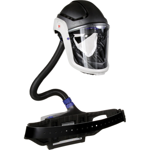 Trousse industrielle lourde pour APR motoris&eacute; TR-600 de Versaflo, Capuchon & visi&egrave;re, Pile Lithium-ion Meunier Outillage Industriel