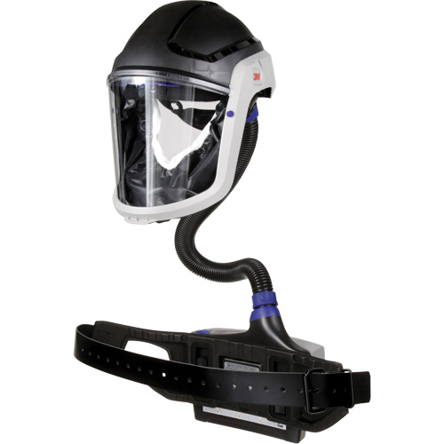 Trousse industrielle lourde pour APR motoris&eacute; TR-600 de Versaflo, Capuchon & visi&egrave;re, Pile Lithium-ion Meunier Outillage Industriel