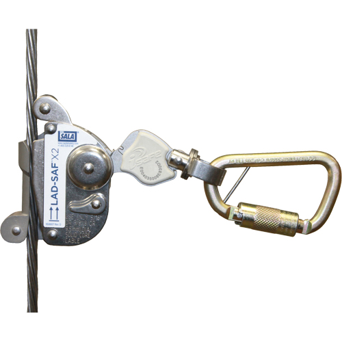 Lad-Saf X2 Detachable Cable Sleeve, 5/8"/3/8" Rope Diameter Meunier Outillage Industriel