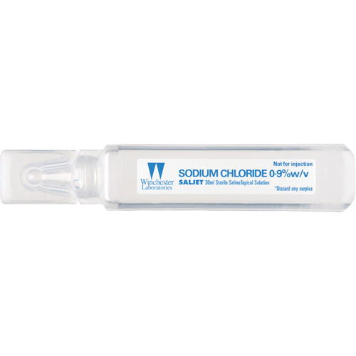 Saljet Single Dose Saline Solution, 1.01 oz. Meunier Outillage Industriel
