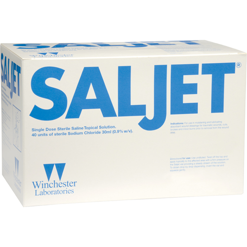 Saljet Single Dose Saline Solution, 1.01 oz. Meunier Outillage Industriel