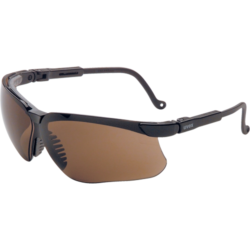 Lunettes de s&eacute;curit&eacute; Uvex Genesis avec lentilles HydroShield, Lentille Brun, Antibu&eacute;e, R&eacute;pond ou surpasse la norme CSA Z94.3 Meunier Outillage Industriel