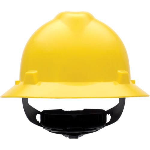 Casques de s&eacute;curit&eacute; &agrave; bordure compl&egrave;te V-Gard, R&eacute;pond aux normes CSA type 1, Suspension Rochet, Non ventil&eacute; Meunier Outillage Industriel