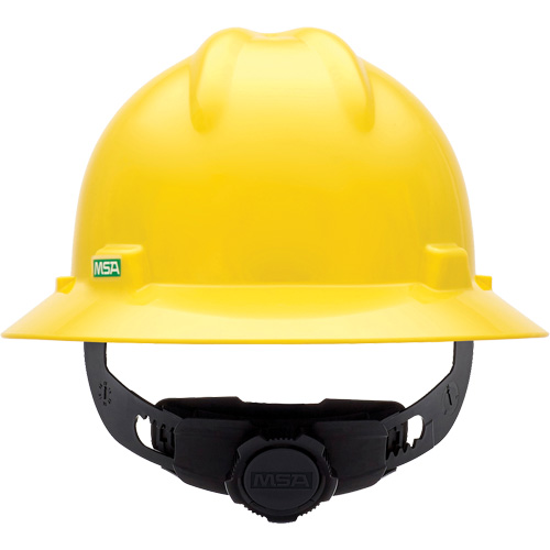 Casques de s&eacute;curit&eacute; &agrave; bordure compl&egrave;te V-Gard, R&eacute;pond aux normes CSA type 1, Suspension Rochet, Non ventil&eacute; Meunier Outillage Industriel